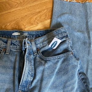 Old Navy sky high straight jeans